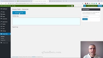 How to Convert a WordPress site into Static HTML using Simply Static WordPress Plugin