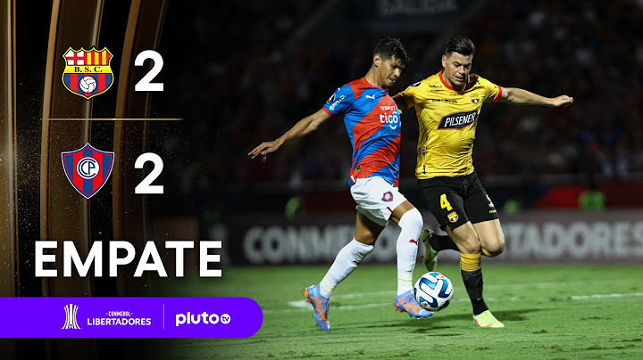 BARCELONA 2 - 2 CERRO PORTEÑO | RESUMEN | CONMEBOL LIBERTADORES 2023 | PlutoTV