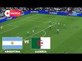 ARGENTINA vs ALGERIA World Cup 2026 Match Simulation ARGENTINA vs ALGERIA World Cup 2026 Match Simulation