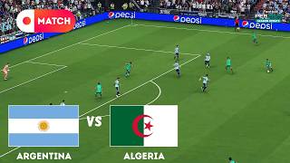 ARGENTINA vs ALGERIA | World Cup 2026 Match Simulation | eFootball PES 21 Gameplay screenshot 5