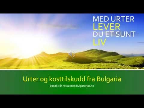 Urter og kosttilskudd fra Bulgaria Bulgarurter