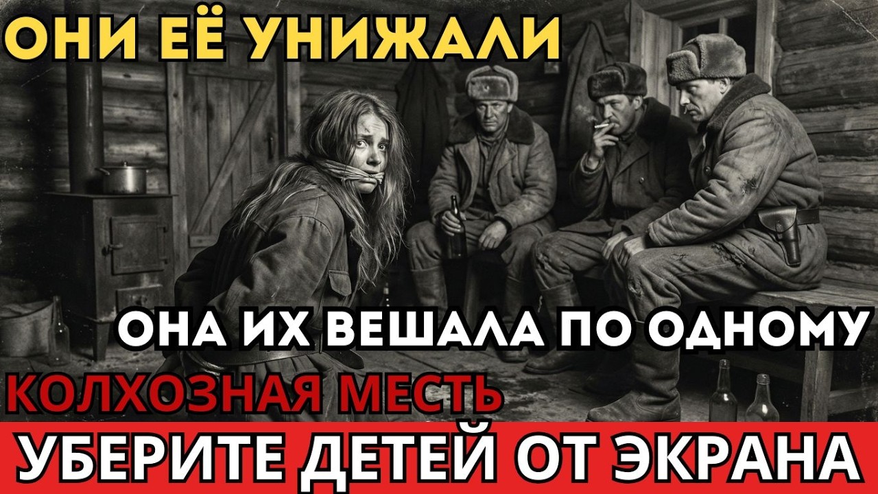 ЗАТЯНУЛА ПЕТЛЮ НА КАЖДОМ.Как ДОЯРКА из колхоза перевешала банду районного начальства.ТАЙНА СССР