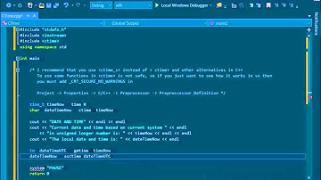 C++ Tutorial - 20. Standard Library - Ctime - Date and Time
