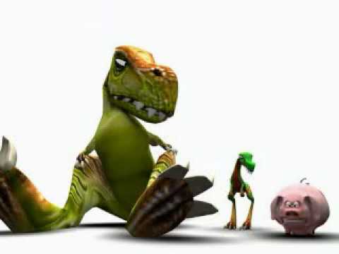 Dino & Pig Fart - Animation