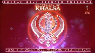 AUDIO POSTER - SUPREMACY OF KHALSA - DILJIT DOSANJH