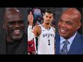 Shaq calls Wemby 2nd best big behind Jokic then got salty when Hakeem stats came up 😂
