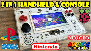 Raspberry Pi 3 "CM3+" Open Source 2 in 1 Retro Handheld & Console game player