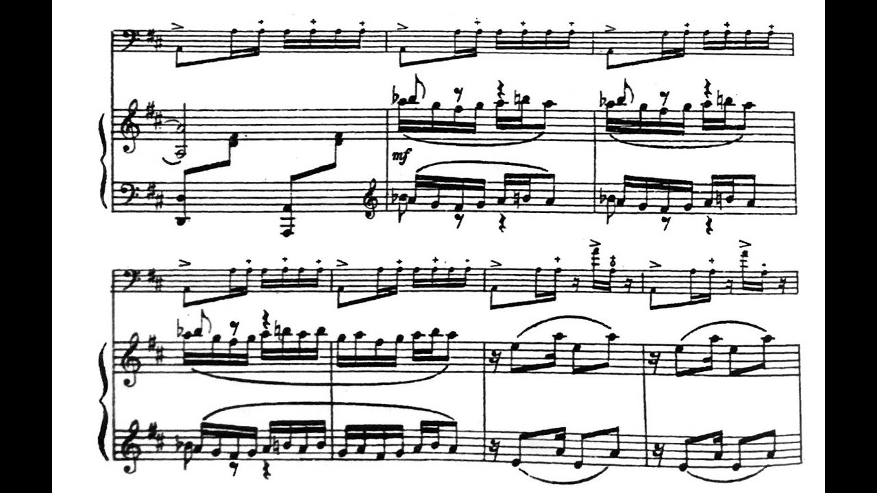 Sulkhan Tsintsadze - Five Pieces on Georgian Folk Themes for 'Cello & Piano (1950) [Score-Video]