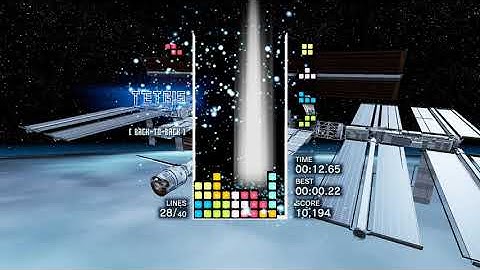 [TAS] Tetris Effect (PC) Sprint - 16.57 sec