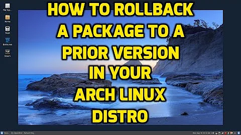 How to downgrade a package to a prior version in Arch Linux