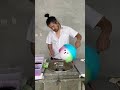 Colorful cotton candy making