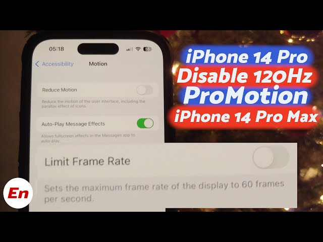 How To Disable ProMotion On A MacBook Pro And Lock The Frame Rate