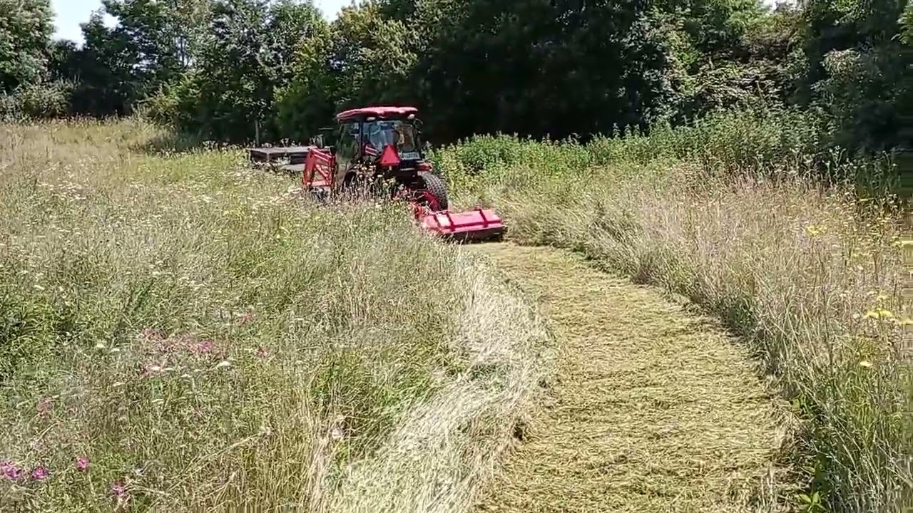 KIOTI DK 5020 s priekopovým mulčovačom Del Morino Centurion 132