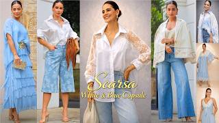 New SCARSA June 2026 White Blue Capsule Lookbook