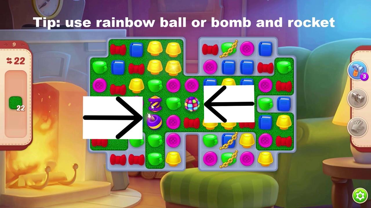 Homescapes types of game and tips to win the games within a few steps for beginners | strategy