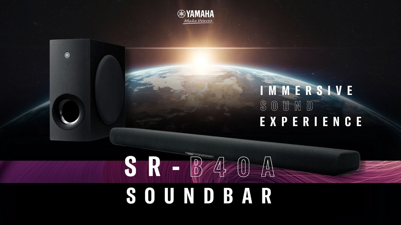 Yamaha SR B40A Soundbar   Overview and Specs