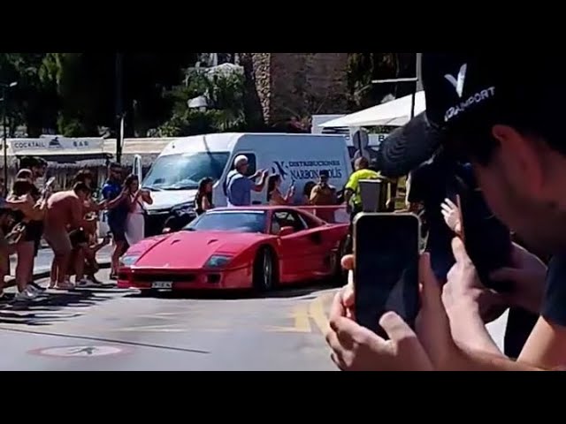 Lamborghini Aventador in Puerto Banus, Spain jigsaw puzzle in Cars