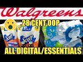 WALGREENS 10/4-10/10/2020 COUPONING THIS WEEK .28 CENT OOP ESSENTIALS ALL DIGITALS.