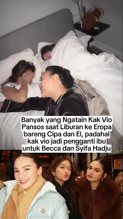 Kak Vio Bangunin Syifa Hadju dan Rebecca Klopper untuk sarapan #syifahadju #rebeccaklopper #elrumi
