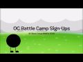 Oc battle camp signups 34  closed