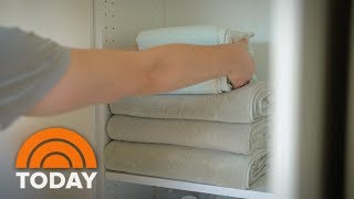 The Best Way To Fold Towels Neatly So They Fit In Any Space | TODAY
