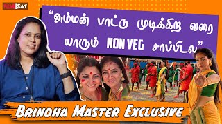 Simran-க்கு அந்த Energy குறையவே இல்லை! Aranmanai 4 Amman Song Making - Brindha Master Interview