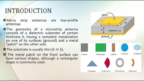 Design of Microstrip Rectangular Patch antenna using Ansys HFSS