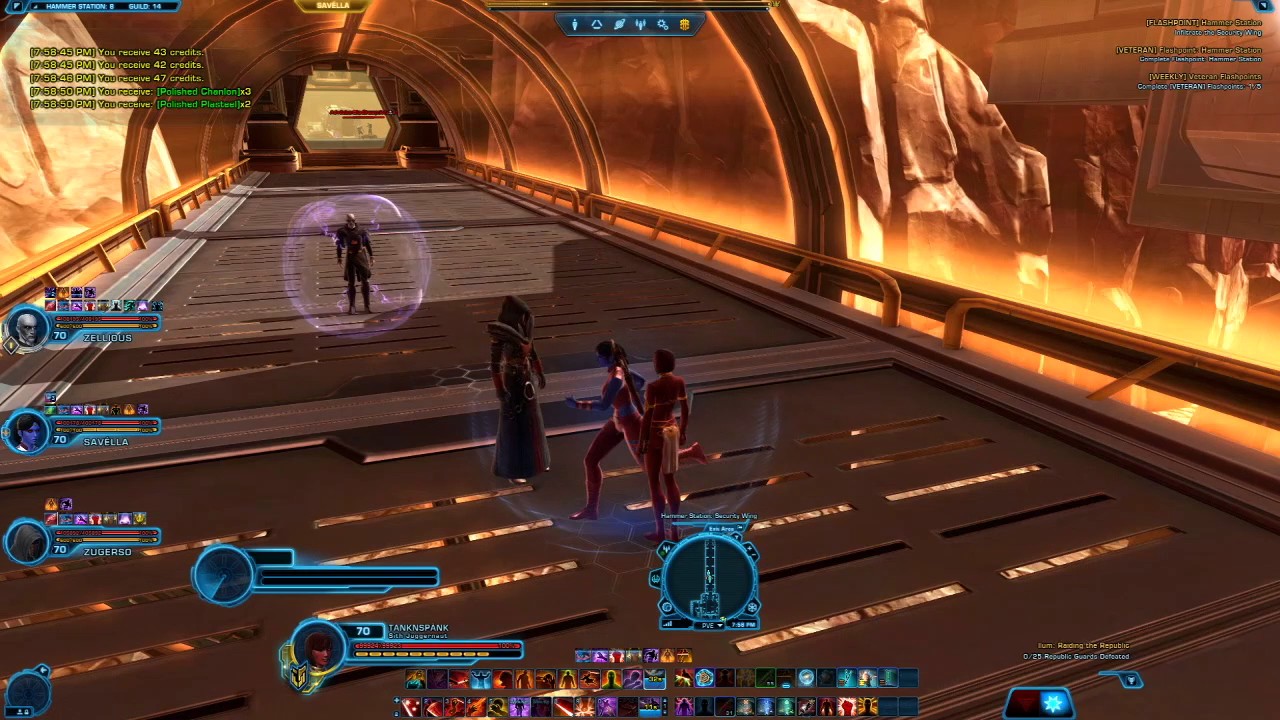 SWTOR Hammer Station with The Boyys (Veteran) YouTube