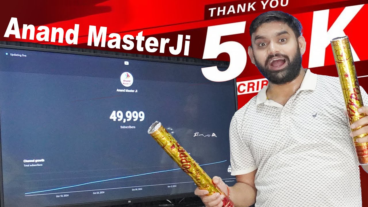 YouTube 50,000 Subscribers Celebration | Anand Master Ji | Dhol Per ...