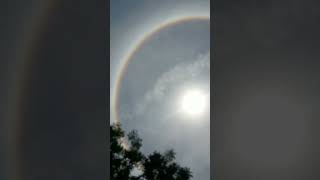 #Rainbow full circle  rarely forms once in 100 or 150 years