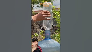 genius DIY water pump from a plastic bottle! #shorts #diy #tools