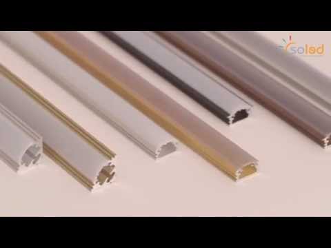 Video: Aluminium Profiles Rau LED Strips: Teeb Tsa Cov Duab Rau LEDs, Kab Teeb Pom Kev Los Ntawm Qhov Profile, Nyiaj Siv Ua Haujlwm Dub Thiab Lwm Yam