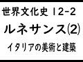 12-2ルネサンス⑵　イタリアの美術と建築