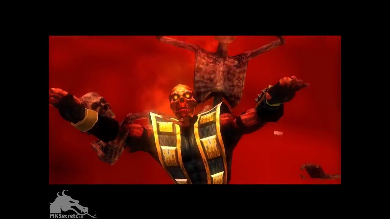 Scorpion Fatality to All Bosses - Mortal Kombat Shaolin Monks