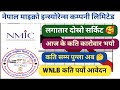 Nepal Micro Insurance Company Ltd आज के कति कारोवार भयो! Wnlb मा कति पर्यो आवेदन