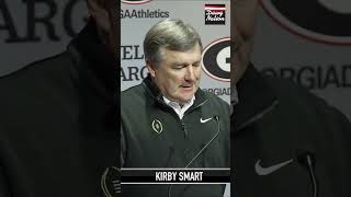 Kirby Smart isn't falling for #natebargatze gimmicks. The standard remains the standard for UGA. Wealth