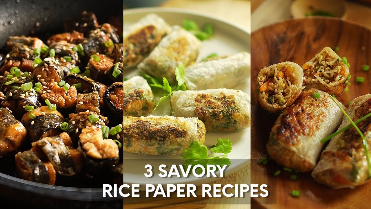 3 Savory Rice Paper Recipes | What to cook using your rice paper ...