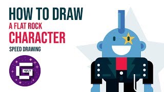 How To Make a Easy Punk Cartoon Character in adobe illustrator | tutorial