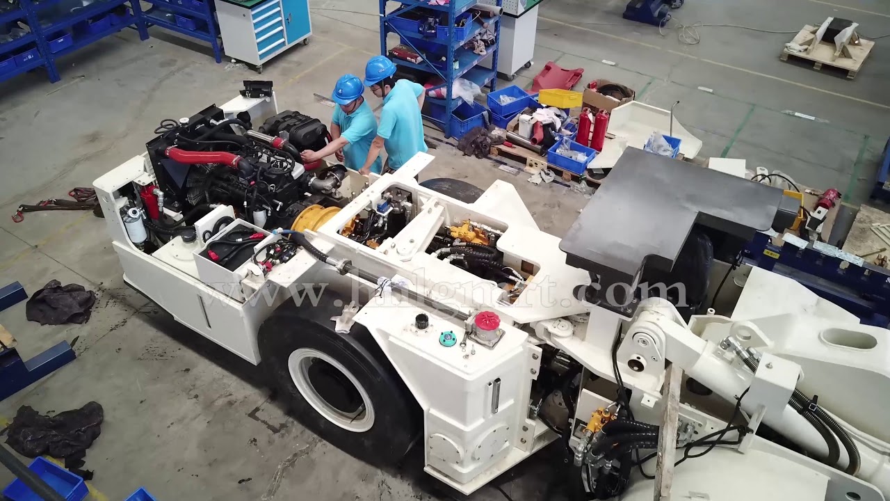 The Underground Mining Loader LHD Machine Assembly Line www.hnlgmrt.com ...