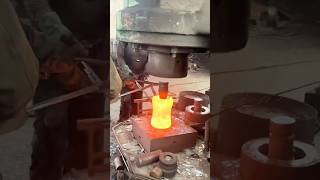 Watch How Fiery Iron Transforms into Stunning Creations #machine #process #factory