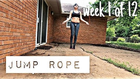 12 Week Jump Rope Challenge | Week 1 | Weight Loss Transformation |