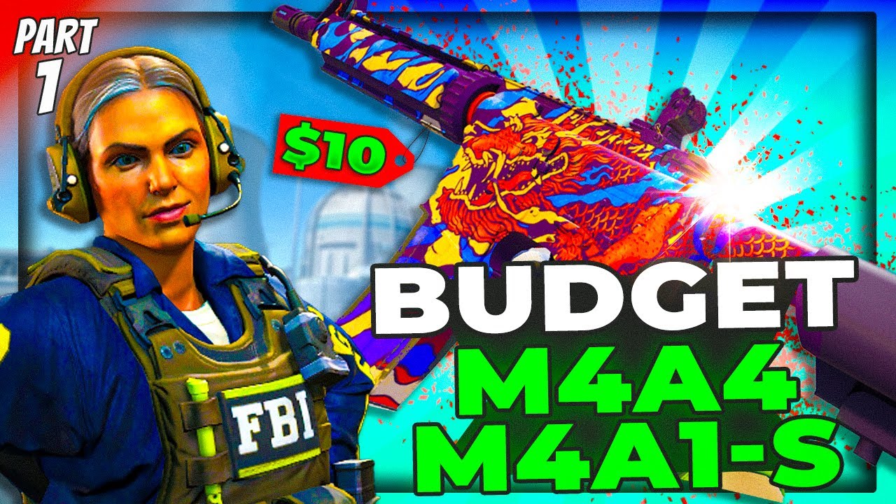 BUDGET M4A1-S and M4A4 skins for UNDER 10$ that you NEED to SEE