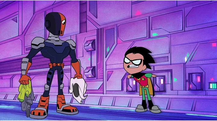 Teen titans go Slade robin ditrionium crystal  fro...