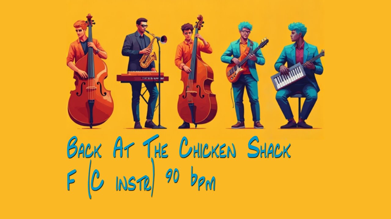Back At The Chicken Shack backing track F (C instr) 90 bpm