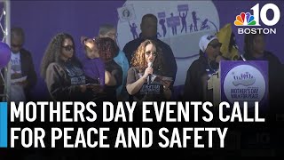 Rallies mark Mother's Day with calls for peace and safety