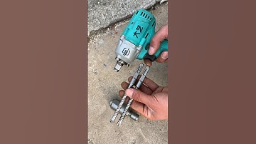 Electric wrench conversion hammer drill bit adapter