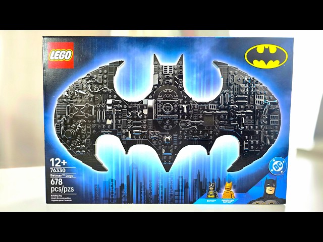 LEGO Batman 20th Anniversary Logo (76330) 2026 Review - YouTube
