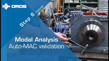 Modal analysis - Step 6 -  Auto-MAC validation