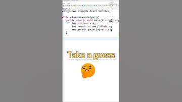 Divide by Zero in Java: Can You Guess What Happens? #codechallenge #coding #java