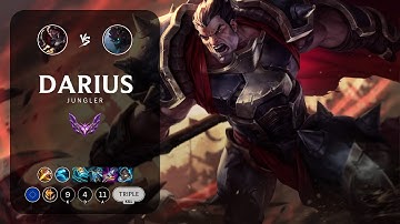 Darius Jungle vs Maokai - EUW Master Patch 12.23